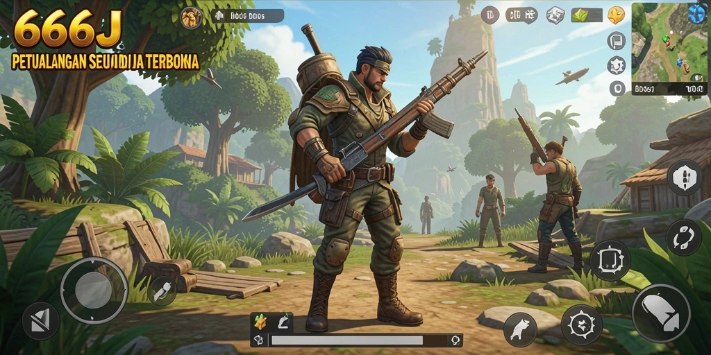 Gameplay seru dan interaktif di dunia terbuka 666J.