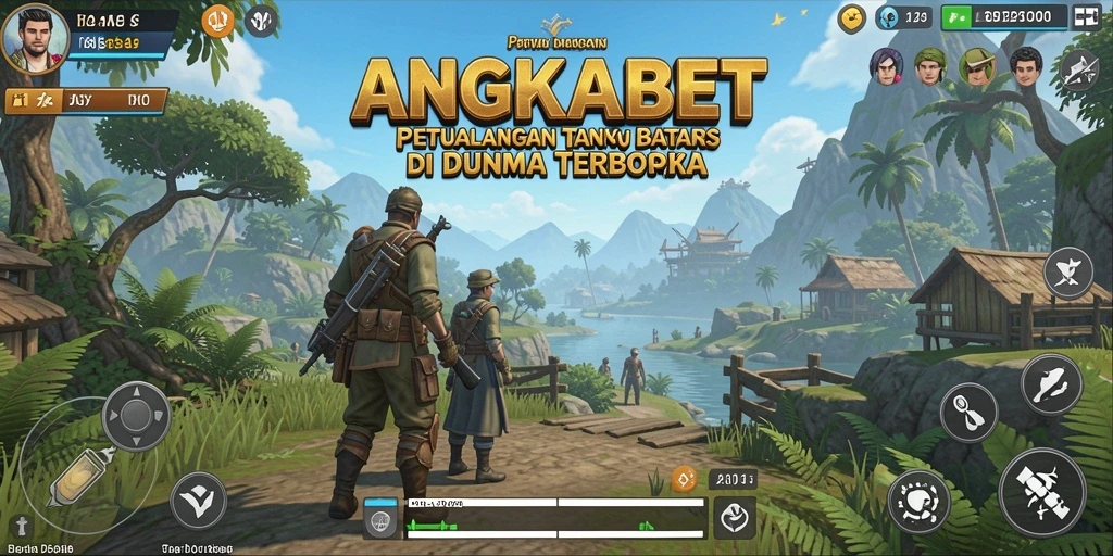Tampilan gameplay Open World yang memukau dari ANGKABET.