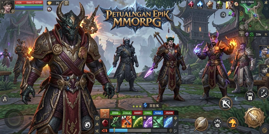 Gameplay seru F200M dengan aksi pertarungan yang mendebarkan.