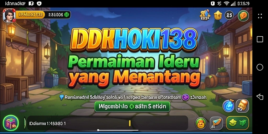 Tangkapan layar utama <strong>IDRHOKI138</strong> menunjukkan gameplay yang seru dan adiktif.