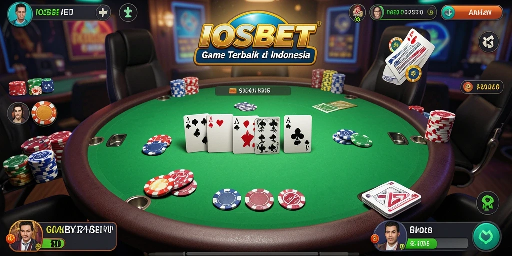 Tampilan gameplay seru dan interaktif di IOSBET.