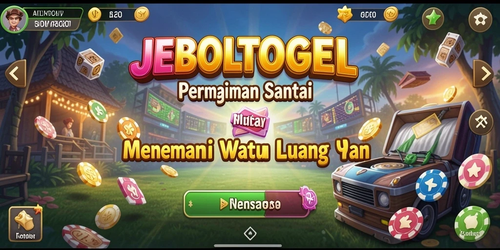 Tampilan gameplay <strong>JEBOLTOGEL</strong> yang seru dan penuh warna.