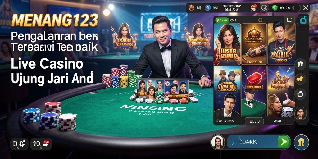 Tampilan menarik dari game Live Casino MENANG123.