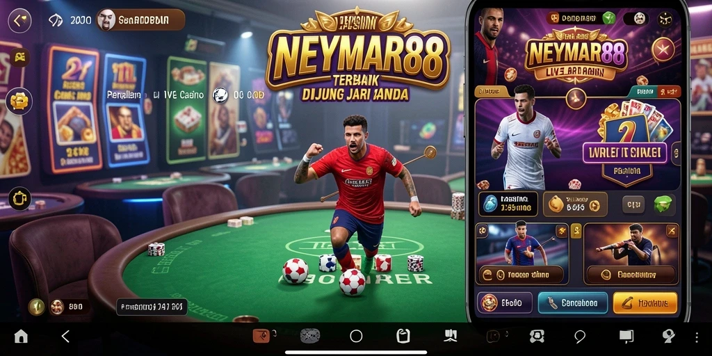 Tangkapan layar gameplay Live Casino NEYMAR88 yang mendebarkan.