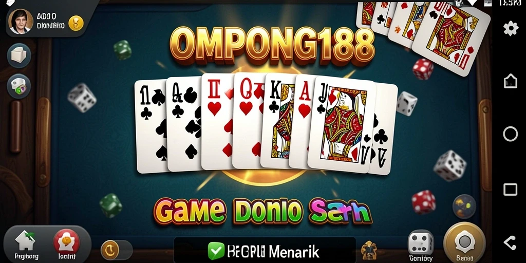 Tampilan gameplay OMPONG188 yang menegangkan dan seru.