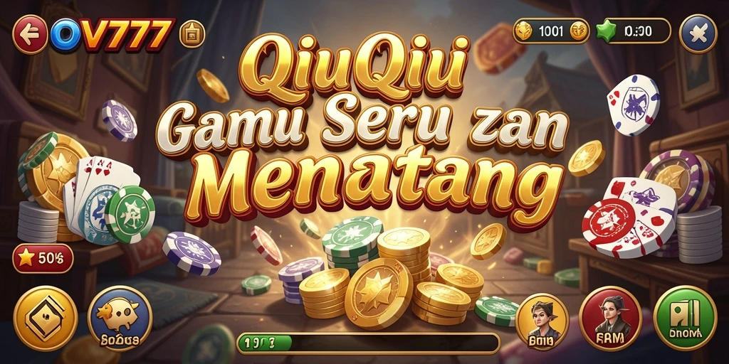 Gameplay seru QiuQiu di SOV777 dengan interaksi pemain.