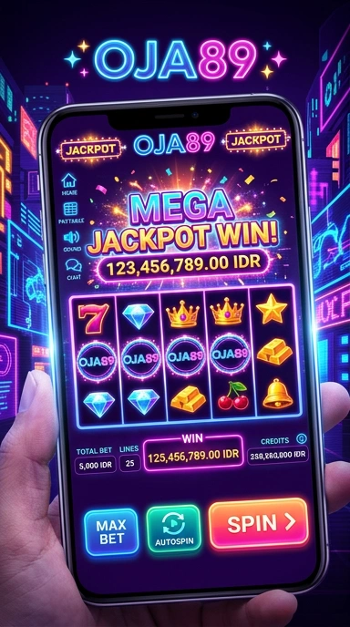 Tampilan antarmuka oja89 yang sederhana dan menarik.